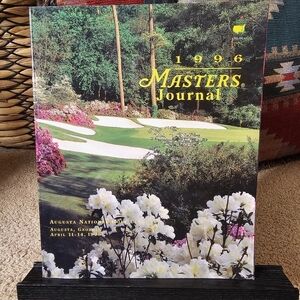 1996 Masters Journal from the Augusta National Golf Club Book. Vintage
